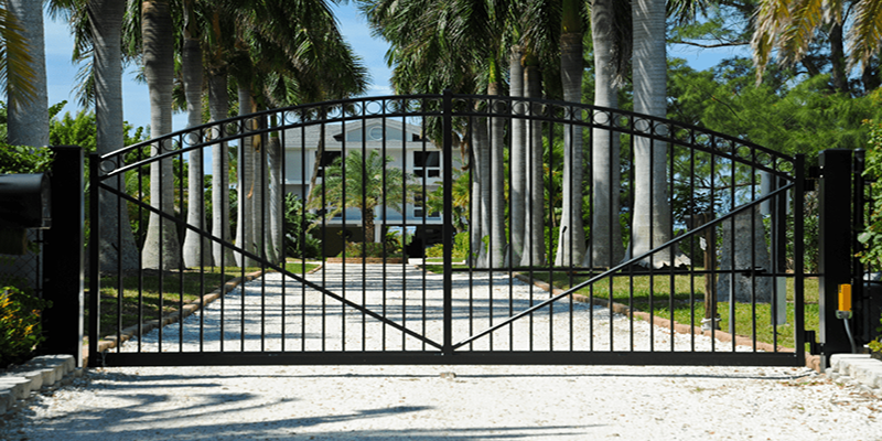steel garden gate