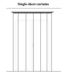 single Curtains