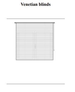 Venetian blinds